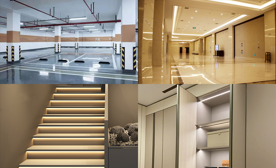 車庫/走廊/樓梯毫米波雷達傳感器LED燈智能照明感應(yīng)技術(shù)